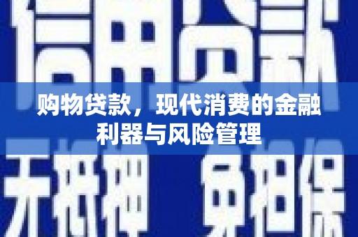 亭湖购物贷款，现代消费的金融利器与风险管理