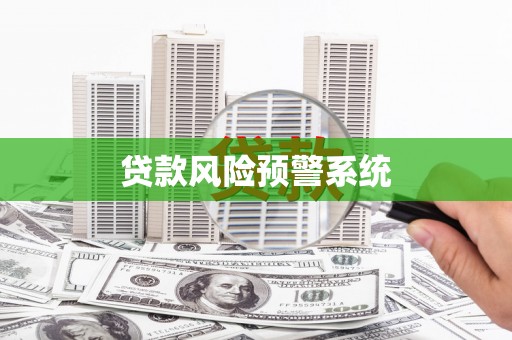 亭湖贷款风险预警系统 亭湖贷款风险预警系统