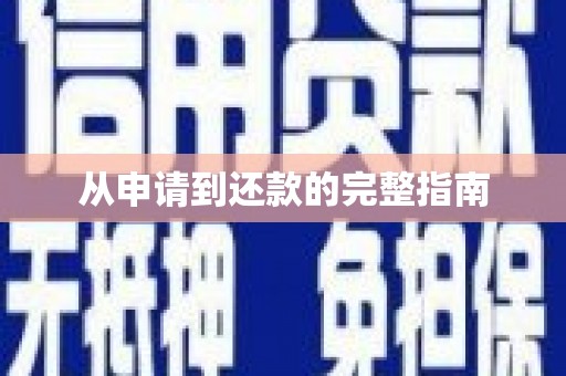亭湖从申请到还款的完整指南