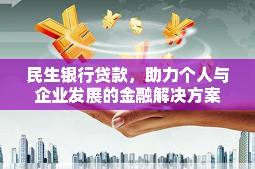 亭湖民生银行贷款，助力个人与企业发展的金融解决方案