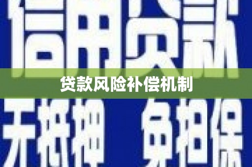 亭湖贷款风险补偿机制