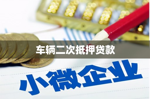 亭湖车辆二次抵押贷款