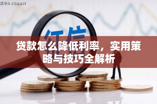 亭湖贷款怎么降低利率，实用策略与技巧全解析
