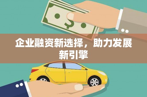 亭湖企业融资新选择，助力发展新引擎