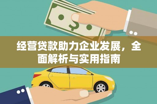亭湖经营贷款助力企业发展，全面解析与实用指南