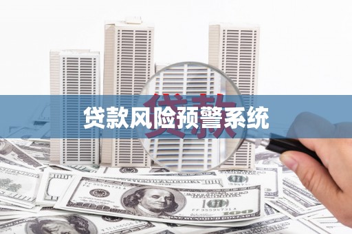 亭湖贷款风险预警系统