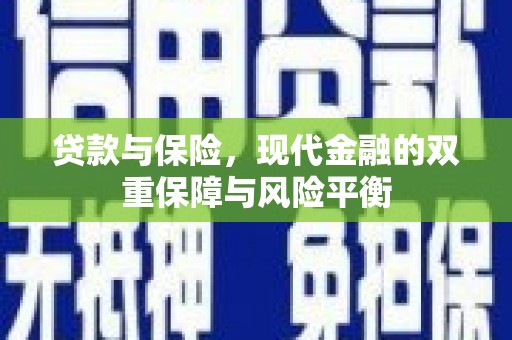 亭湖贷款与保险，现代金融的双重保障与风险平衡