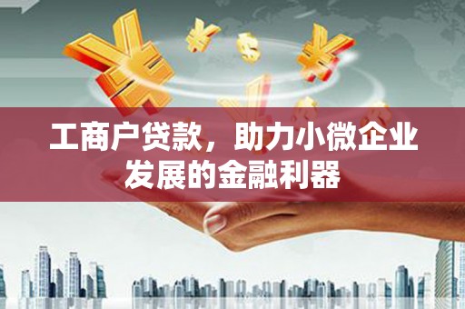亭湖工商户贷款，助力小微企业发展的金融利器