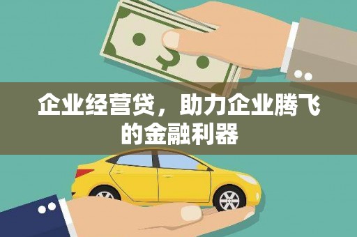 亭湖企业经营贷，助力企业腾飞的金融利器
