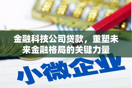 亭湖金融科技公司贷款，重塑未来金融格局的关键力量