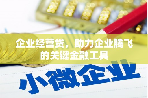 亭湖企业经营贷，助力企业腾飞的关键金融工具