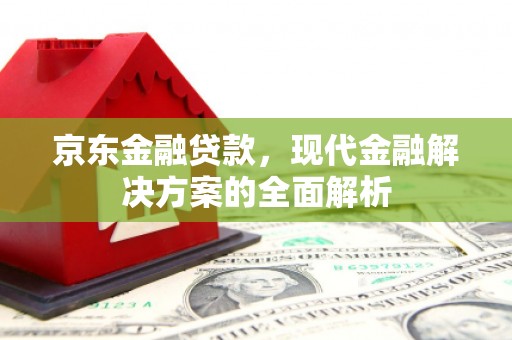亭湖京东金融贷款，现代金融解决方案的全面解析