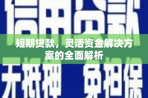 亭湖短期贷款，灵活资金解决方案的全面解析