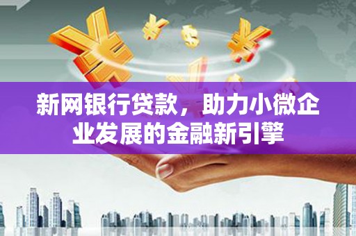 亭湖新网银行贷款，助力小微企业发展的金融新引擎