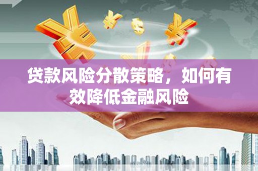 亭湖贷款风险分散策略，如何有效降低金融风险