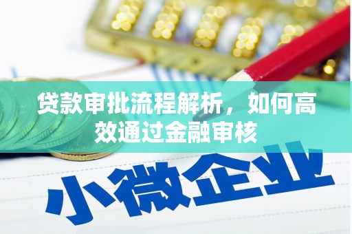亭湖贷款审批流程解析，如何高效通过金融审核