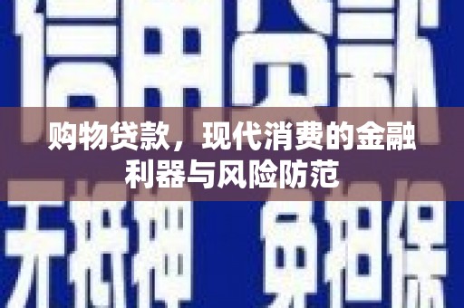 亭湖购物贷款，现代消费的金融利器与风险防范