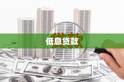 亭湖低息贷款