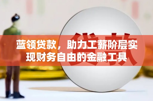 亭湖蓝领贷款，助力工薪阶层实现财务自由的金融工具
