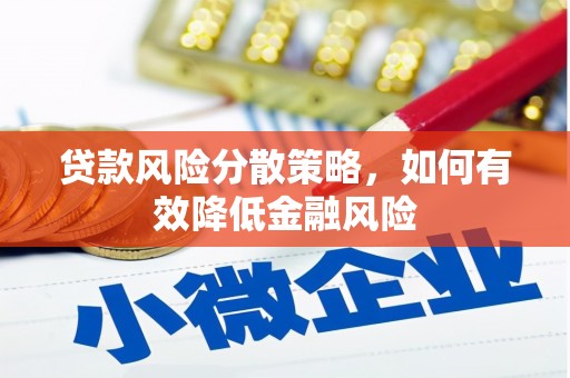 亭湖贷款风险分散策略，如何有效降低金融风险