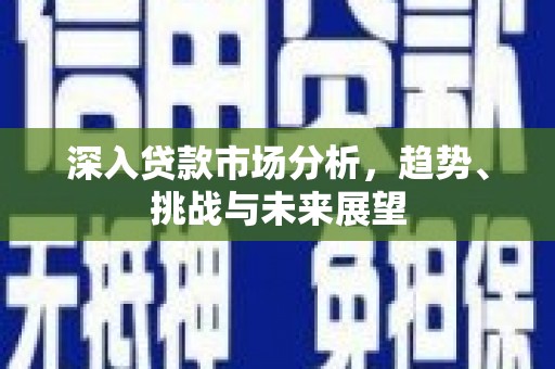 亭湖深入贷款市场分析，趋势、挑战与未来展望
