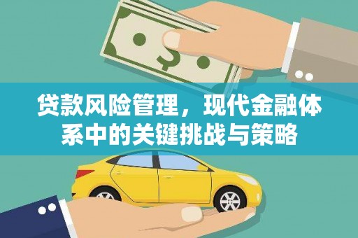 亭湖贷款风险管理，现代金融体系中的关键挑战与策略