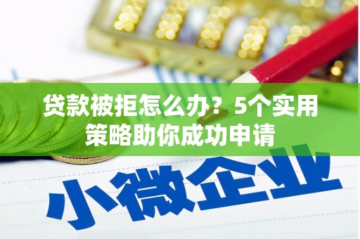 亭湖贷款被拒怎么办？5个实用策略助你成功申请