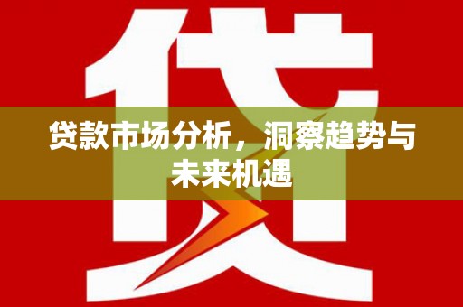 亭湖贷款市场分析，洞察趋势与未来机遇