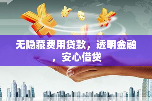 亭湖无隐藏费用贷款，透明金融，安心借贷