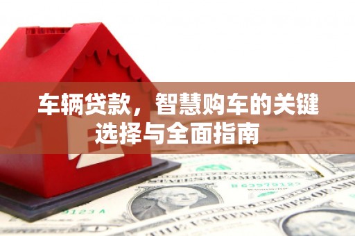 亭湖车辆贷款，智慧购车的关键选择与全面指南