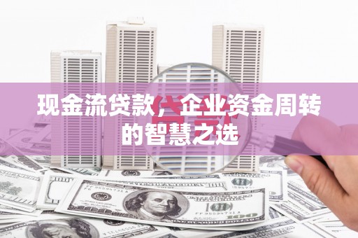 亭湖现金流贷款，企业资金周转的智慧之选