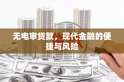 亭湖无电审贷款，现代金融的便捷与风险