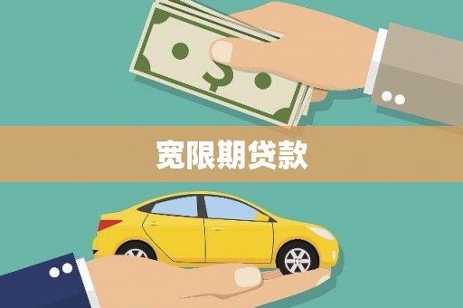 亭湖宽限期贷款