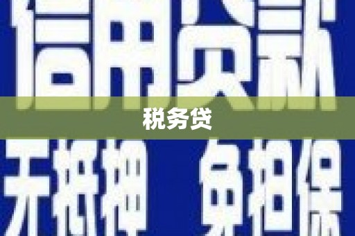 亭湖税务贷
