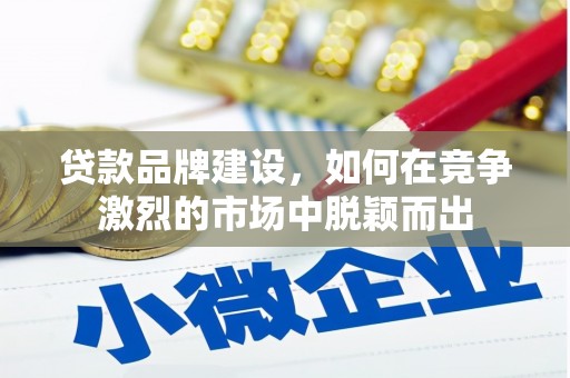 亭湖贷款品牌建设，如何在竞争激烈的市场中脱颖而出