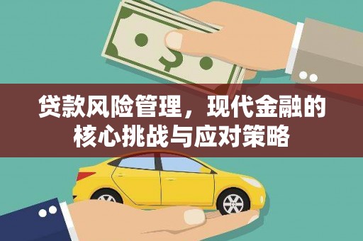 亭湖贷款风险管理，现代金融的核心挑战与应对策略