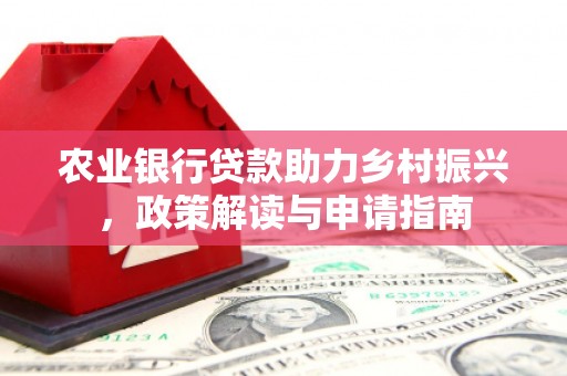 亭湖农业银行贷款助力乡村振兴，政策解读与申请指南
