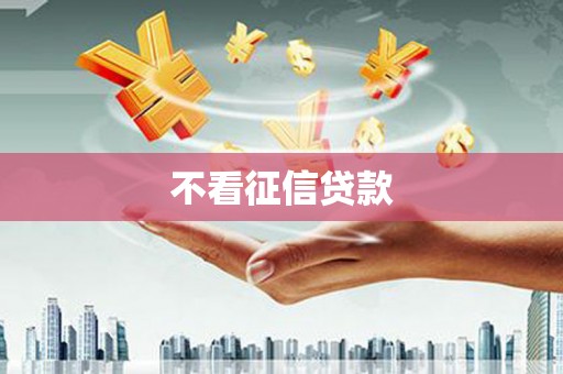 亭湖不看征信贷款