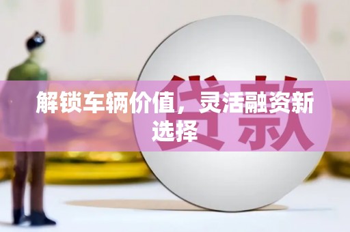 亭湖解锁车辆价值，灵活融资新选择