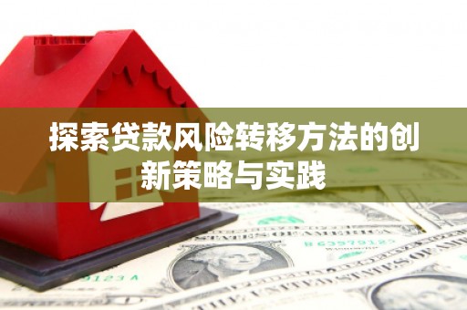 亭湖探索贷款风险转移方法的创新策略与实践